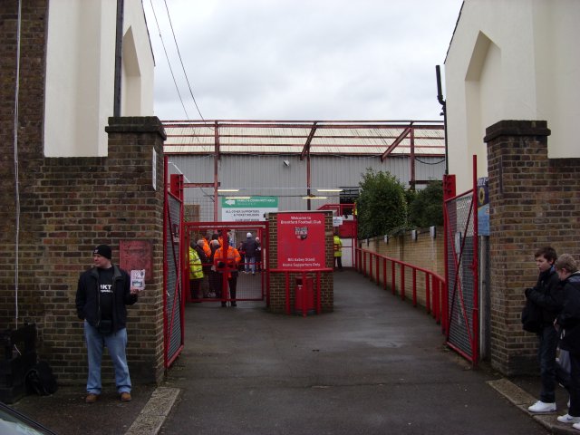 Rear of the Bill Axbey Stand